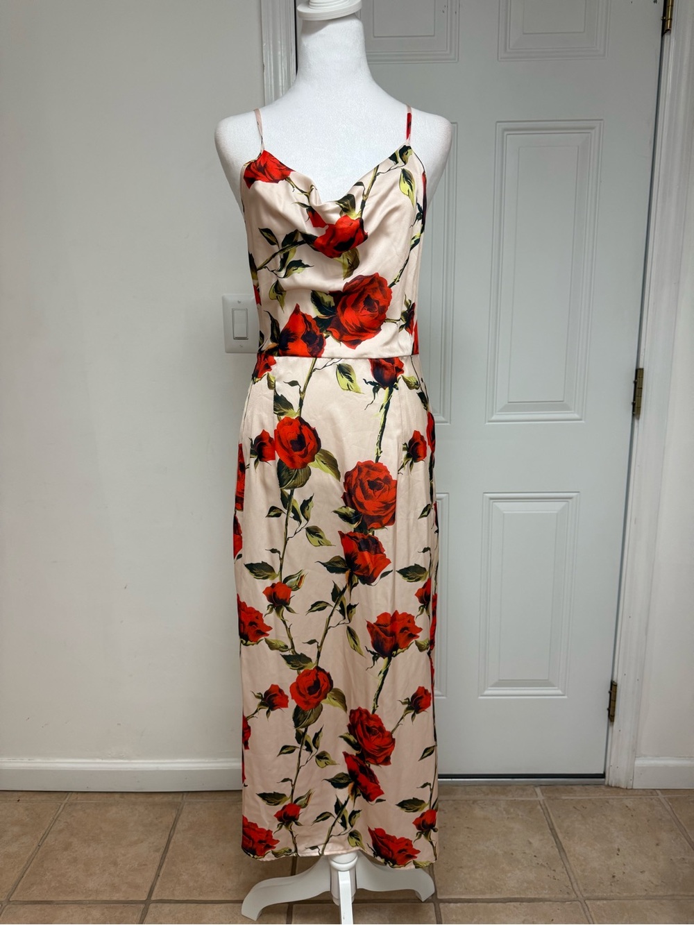 CIDER - Cream Slip Midi Dress with Red Rose Print
NWT Size - Medium - Picture 2 of 4